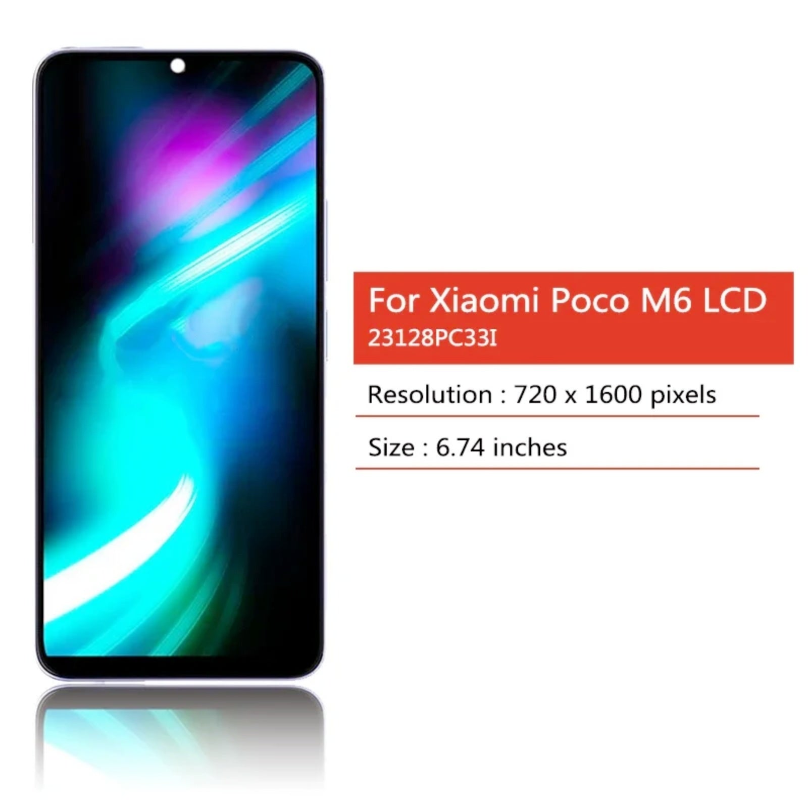 Replacement LCD Display Touch Screen For Xiaomi Poco M6 5G