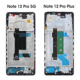 Replacement For Xiaomi Redmi Note 12 Pro 5G 22101316C 12 Pro+ Plus 22101316UCP AMOLED LCD Touch Screen Assembly