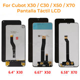 Asamblea de pantalla táctil de pantalla LCD de repuesto para Cubot X30 C30 X50 X70 