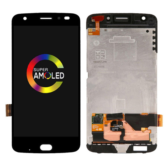 Pantalla táctil OLED de repuesto con marco para Motorola MOTO Z2 Force XT1789-05 