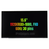 Replacement New Display N156HCA-E5A N156HCA-E5B 15.6 inch 1920*1080 FHD 60hz LCD Screen Panel