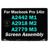 Replacement New Display for Macbook Pro 14" A2442 A2779 A2918 A2992 EMC 3650 8102 8304 LCD Screen Complete