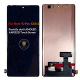 Reemplazo de montaje de pantalla táctil AMOLED para Infinix Note 40 Pro X6851 negro