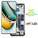 Replacement New Display for Realme 11 Pro 5G RMX3771 RMX3770 120Hz AMOLED Touch Screen With Frame Assembly