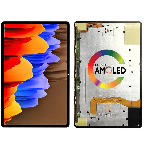 Pantalla táctil de repuesto AMOLED LCD para Samsung Galaxy Tab S7 Plus S7+ T970 T975 T975N T976B 