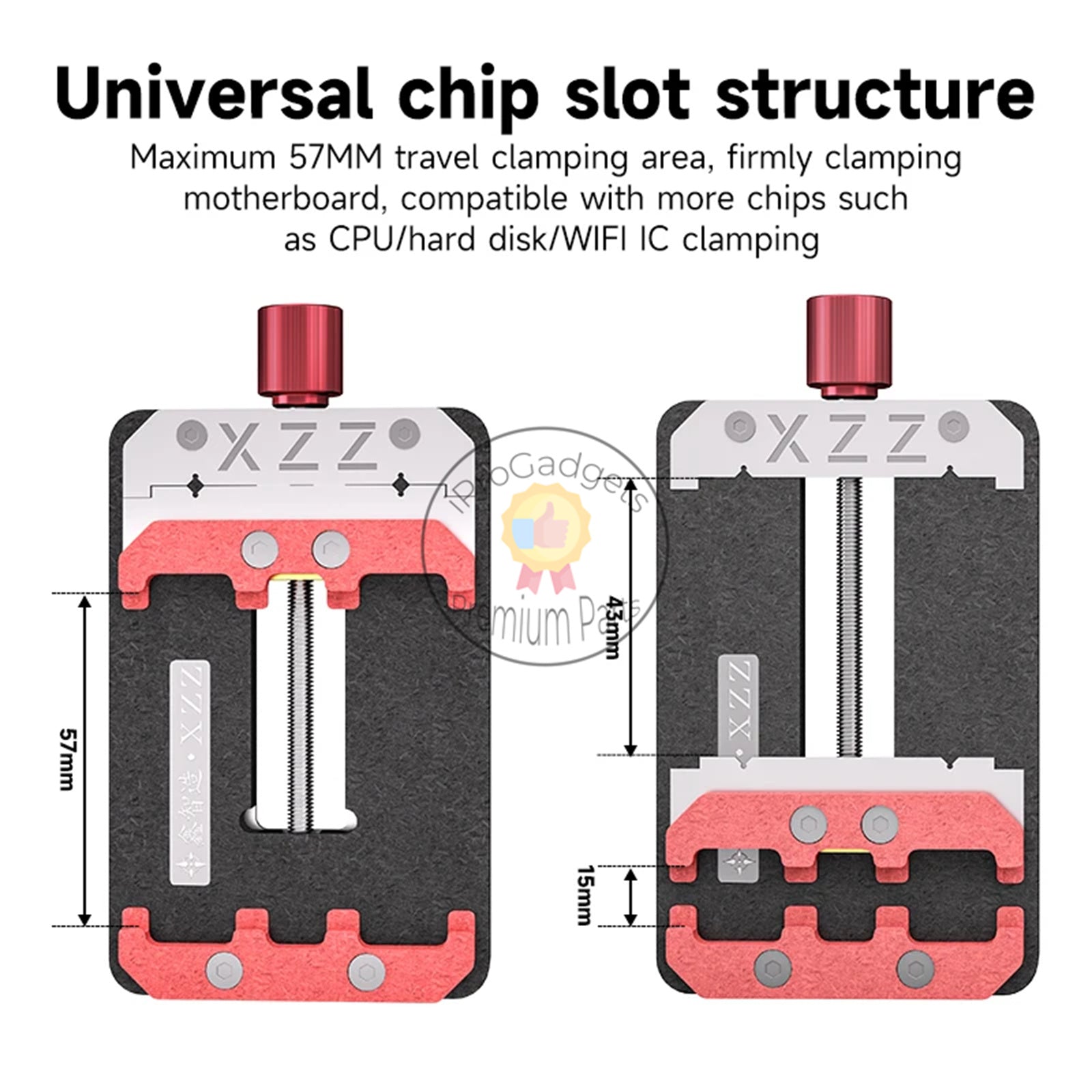 XZZ S2 Chip PCB Fixture for Mobile Phone Motherboard Glue Removal