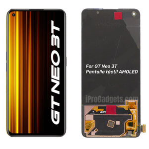 Reemplazo de pantalla AMOLED, montaje de pantalla táctil para OPPO Realme GT Neo 3T RMX3372 RMX3371