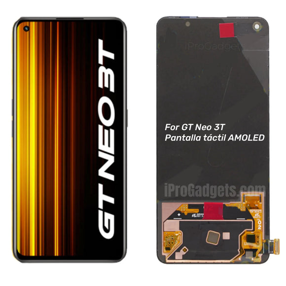 Reemplazo de pantalla AMOLED, montaje de pantalla táctil para OPPO Realme GT Neo 3T RMX3372 RMX3371