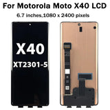Pantalla táctil de repuesto AMOLED LCD para Motorola Moto X40 XT2301-5