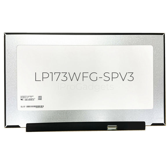 Replacement LP173WFG SPV3 B173HAN05.1 300Hz 17.3 inch FHD LED LCD Screen IPS Display Panel