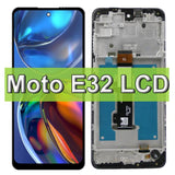 Replacement LCD Display Touch Screen With Frame for Motorola Moto E32