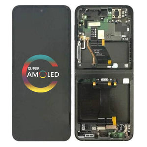 Replacement AMOLED Foldable Display Touch Screen With Frame for Samsung Galaxy Z Flip5 F731B