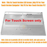 Replacement New Display for Lenovo IdeaCentre A340-22IGM A340-22IWL 3-22IMB05 F0EB0073RI AIO LCD Touch Screen Panel