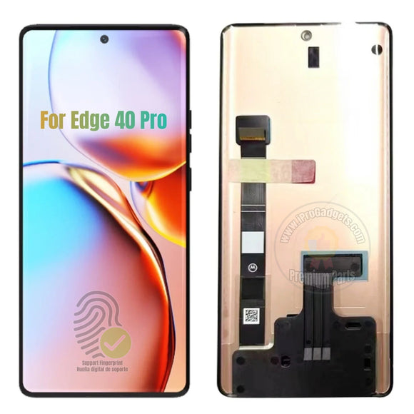 Pantalla táctil de repuesto AMOLED LCD para Motorola Edge 40 Pro