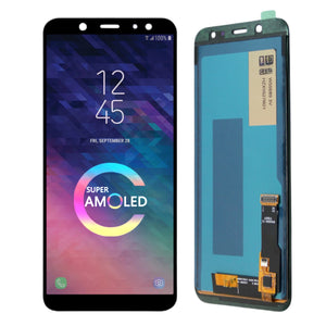 Pantalla táctil de repuesto AMOLED LCD para Samsung Galaxy A6 2018 A600F SM-A600F 