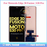Replacement OLED Display Touch Screen Assembly for Motorola Edge 30 Fusion XT2243-1 For Moto S30 Pro XT2243-2
