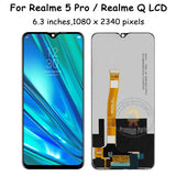 Pantalla táctil LCD de repuesto para OPPO Realme 5 Pro RMX1971 RMX1973 Realme Q