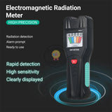 FY8817 Handheld EMF Meter with 5 LED Magnetic Field Detector Household Electromagnetic Radiation Meter Magnetic Field Tester