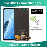 Pantalla AMOLED Original de repuesto para OPPO Reno7 SE 5G PFCM00 CPH2371 Reno 7 4G CPH2363, pantalla táctil negra
