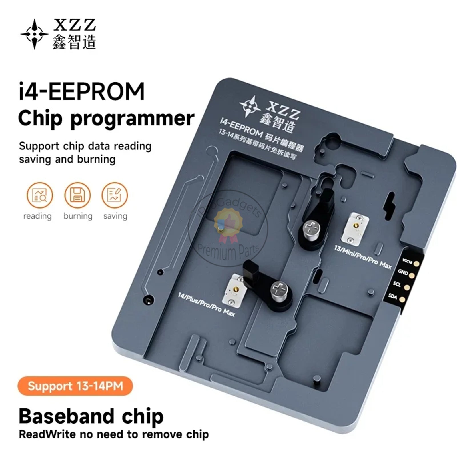 XZZ FIX-E13 i4-EEPROM Chip Programmer Baseband Chip Tester Tool
