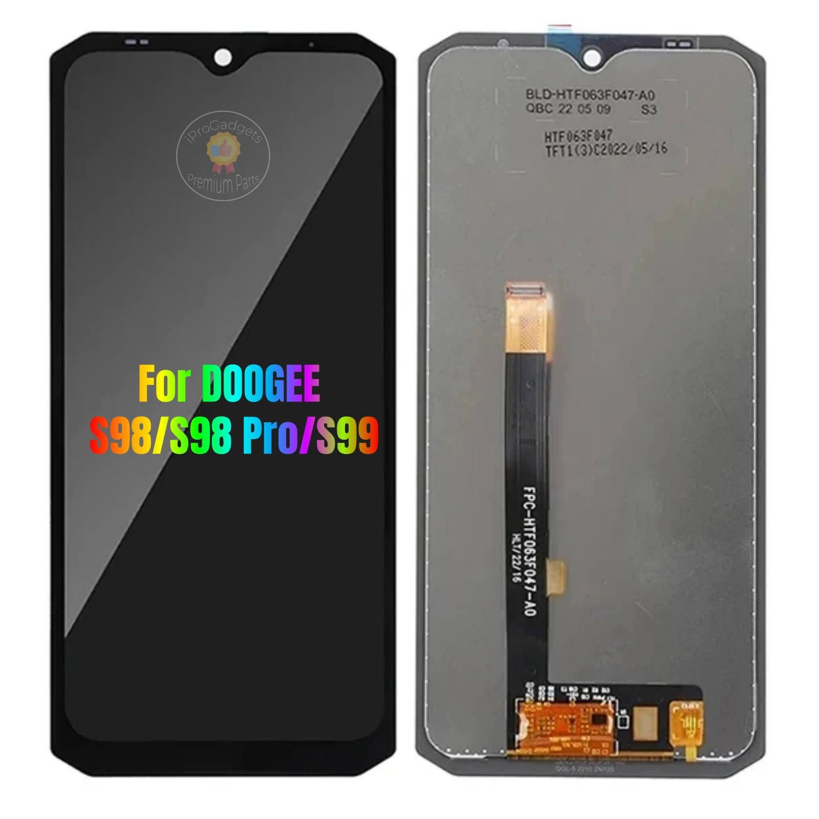 LCD Display Touch Screen Digitizer Assembly Replacement For Doogee V Max Phone