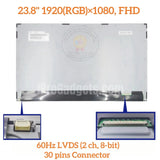 Replacement New LCD Screen for HP All-in-One 24-cb1025nh 6V339EA 23.8 inch All-in-One FHD Display Panel Non-Touch