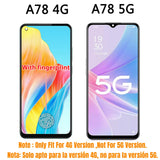 Replacement AMOLED Display Touch Screen With Frame For OPPO A78 4G CPH2565