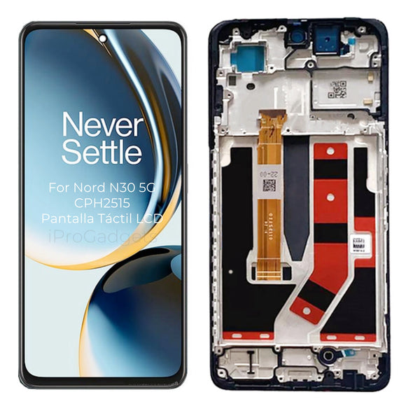 Replacement LCD Display Touch Screen With Frame For OnePlus Nord N30 5G CPH2515
