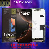 Replacement New Display for iPhone 16 Pro Max Plus 16E Series Soft OLED Retina DD LCD Touch Screen Assembly Support IC Transfer