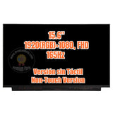 Replacement New Display for Lenovo Legion S7-15ACH6 82K8 15.6 inch FHD LCD Screen Panel 165hz 40Pins