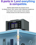 Estación de carga inalámbrica USB MECHANIC ICharge 8Max de 8 puertos