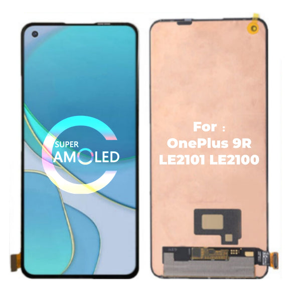 Pantalla táctil de repuesto AMOLED para OnePlus 9R 9 R 1+9r LE2101 LE2100