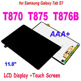 Replacement for Samsung Galaxy Tab S7 T870 T875 T875N T876B T878U LCD Display Touch Screen Assembly Black