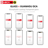 G+OCA Pro Phone Screen Front Glass Panel With OCA For iPhone X XS MAX 11 12 13 14 15 16 Series