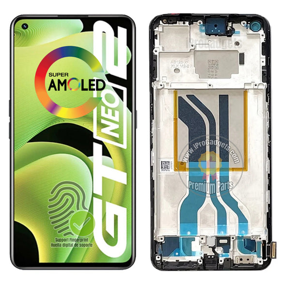Ersatz für OPPO Realme GT Neo2 RMX3370 AMOLED-Display, Touchscreen, Digitalisierer