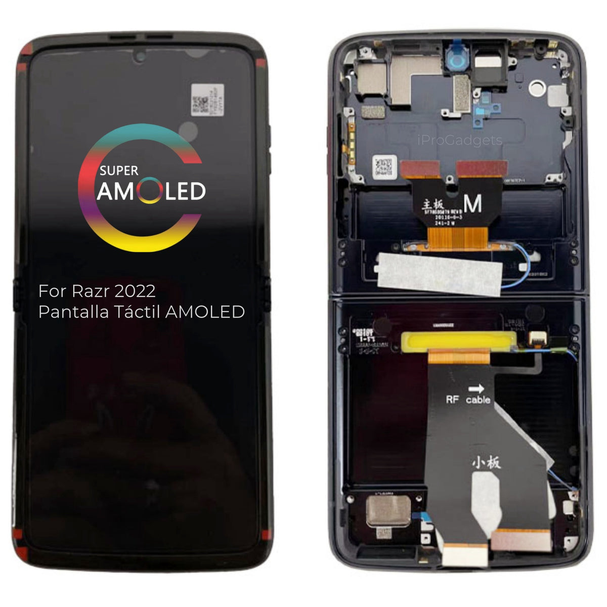 Replacement Foldable AMOLED Display Touch Screen With Frame Assembly ...