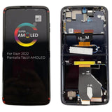 Faltbarer AMOLED-Ersatz-Touchscreen mit Rahmenbaugruppe für Motorola Moto Razr 2022 Razr 3 XT2251-1