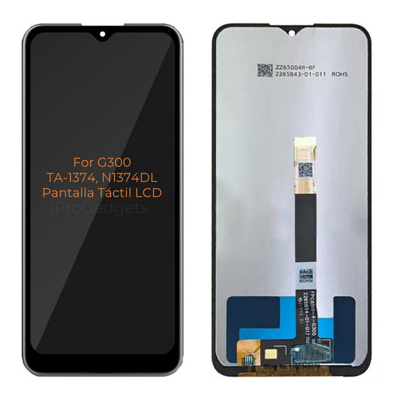 Pantalla táctil LCD de repuesto para Nokia G300 TA-1374 N1374DL