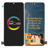 Pantalla LCD AMOLED de repuesto para VIVO V21 4G / VIVO V21 5G / VIVO V25 / VIVO V25E