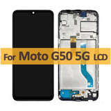 Replacement for Motorola Moto G50 5G XT2149-1 2021 LCD Display Touch Screen Assembly With Frame