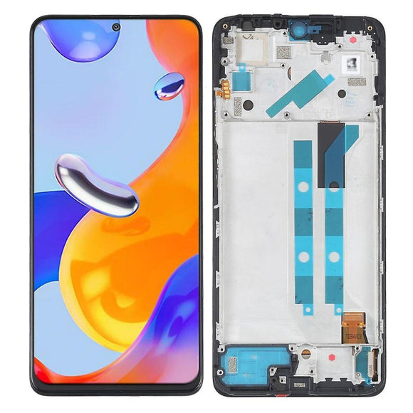 Pantalla táctil AMOLED de repuesto con marco para Xiaomi Poco X4 Pro 5G 2201116PG