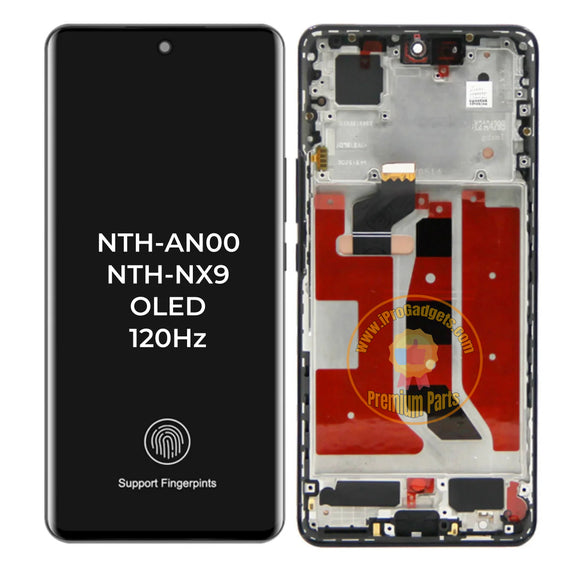 Pantalla táctil LCD OLED de repuesto con marco para Honor 50 NTH-NX9 NTH-AN00