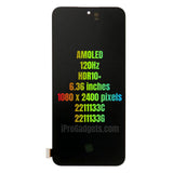 Replacement Display for Xiaomi 13 5G 2211133C 2211133G AMOLED Touch Screen Digitizer Assembly