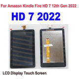 Replacement New Display For Amazon Fire HD 7 HD7 2022 12th Gen KFQUWI P8AT8Z LCD Touch Screen Digitizer Assembly