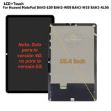 Replacement Display For Huawei MatePad 10.4 inch BAH3-W09 BAH3-L09 4G LCD Touch Screen Assembly