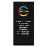 Replacement AMOLED Display Touch Screen With Frame for Samsung Galaxy Note 10 N970F N970U