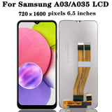 Replacement LCD Display Touch Screen Assembly For Samsung Galaxy A03 A035 A035F SM-A035F SM-A035M