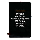 Pantalla táctil LCD de repuesto para Samsung Galaxy Tab S6 Lite SM-P610 P610 P615 P615N P617