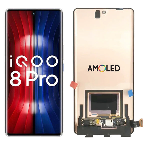 Replacement AMOLED Display Touch Screen For VIVO iQOO 8 Pro V2141A I2017