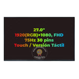 Replacement New Display LM270WFA-SSB1 LM270WFA(SS)(B1) 27.0 inch FHD LCD Touch Screen Panel